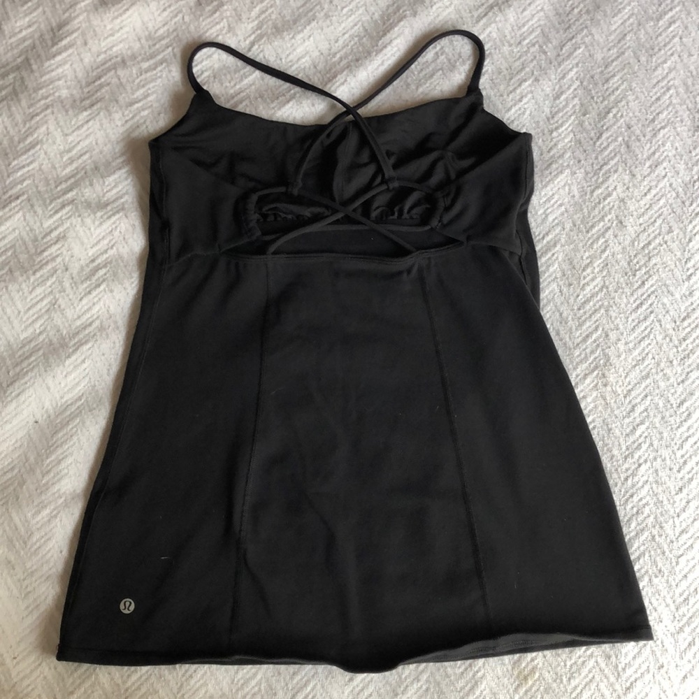 Lululemon strappy built in bra tank